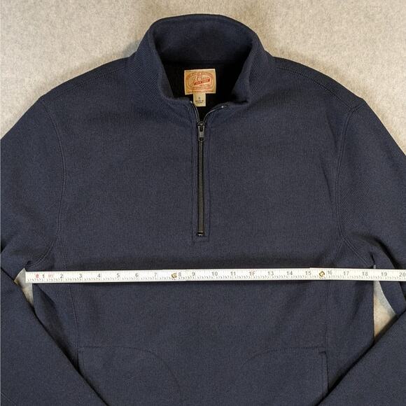 J.Crew The Sporting Life Summit Fleece 1/4 Zip Sweater Navy Men’s Small S - Picture 6 of 9